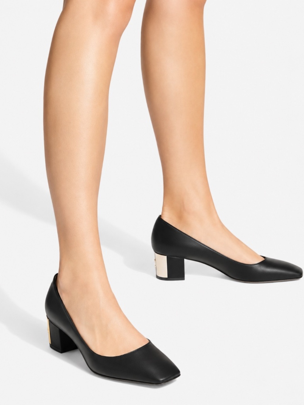 Classic Jimmy Choo Rydea Pump Black Size 35.5 Leather Heels New in box Italian